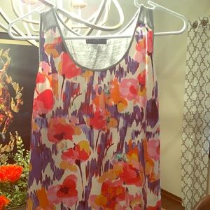 Sleeveless floral top